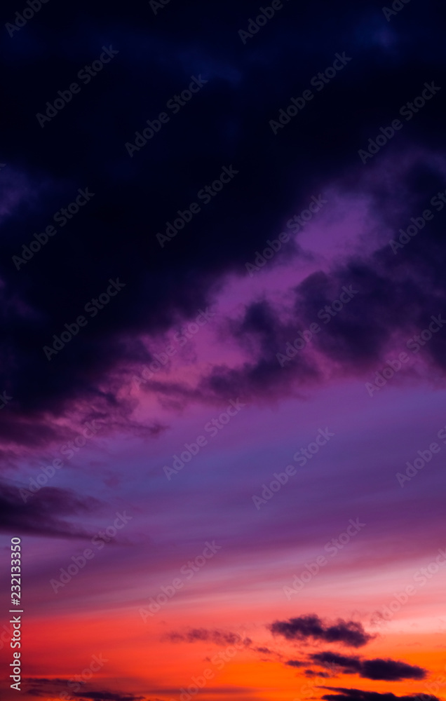 Obraz premium Incredible Sky during Sunset