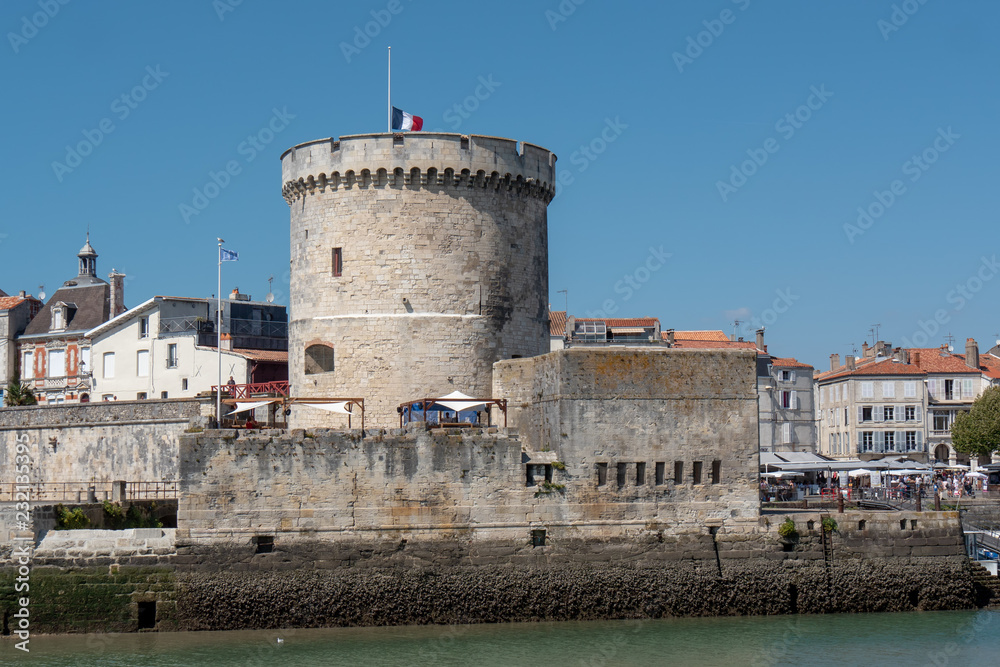 the tower of port of La Rochelle in France