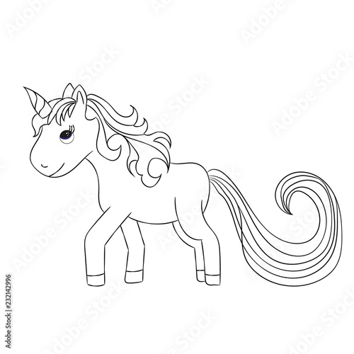  isolated, unicorn, outlines, book coloring pages