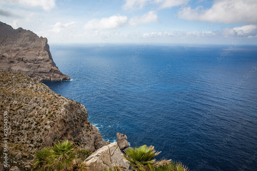 Incredible Mallorca island view from Cap de Fermentor