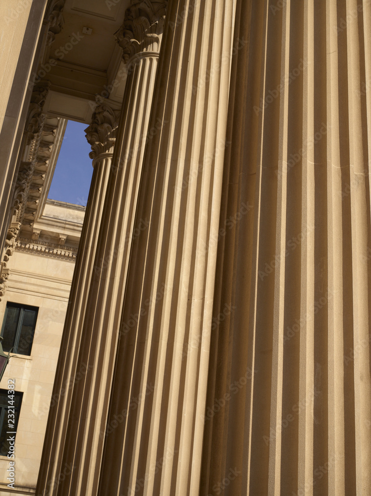 Courthouse pillars Courthouse pillars