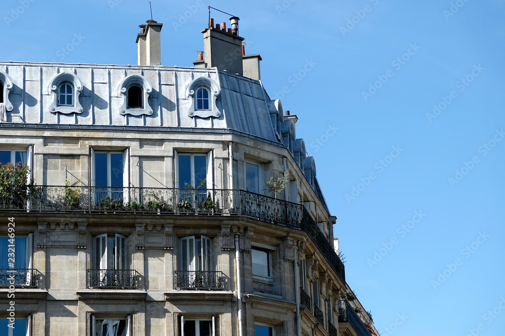 Typical Old Building in Paris