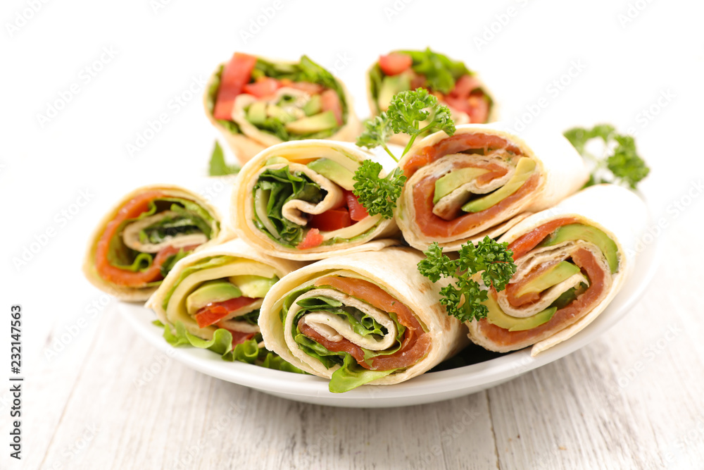 sandwich wrap, fajito or burrito sandwich wrap, fajito or burrito