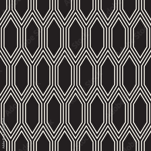 Vector seamless pattern. Modern stylish abstract texture. Repeating geometric tiles
