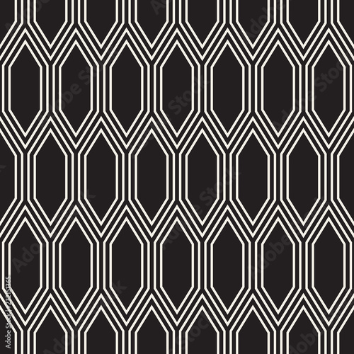 Vector seamless pattern. Modern stylish abstract texture. Repeating geometric tiles