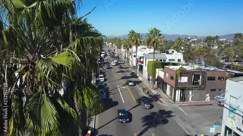 Abbot Kinney Boulevard Aerial