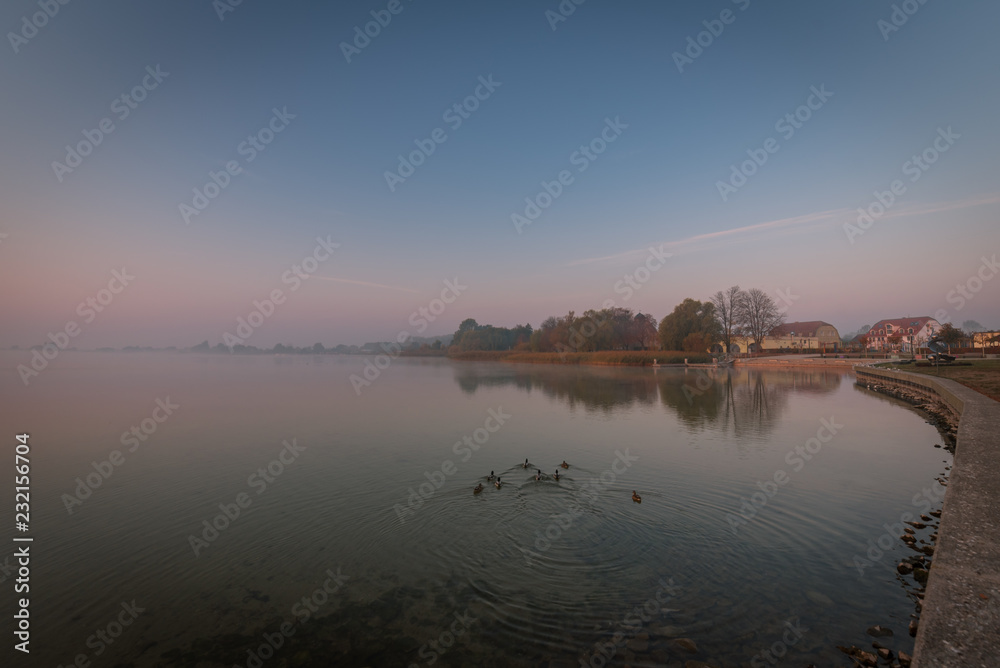 Herbstmorgen am Unteruckersee Herbstmorgen am Unteruckersee