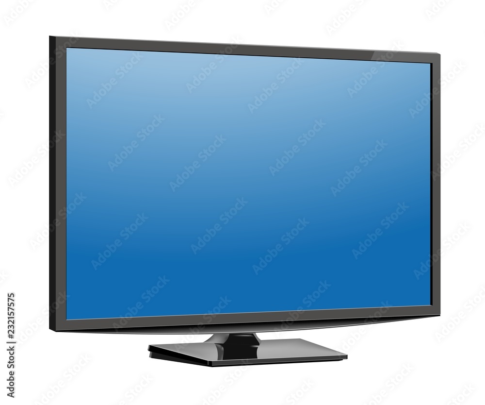 TV modern flat screen lcd led television isolated TV modern flat screen lcd led television isolated