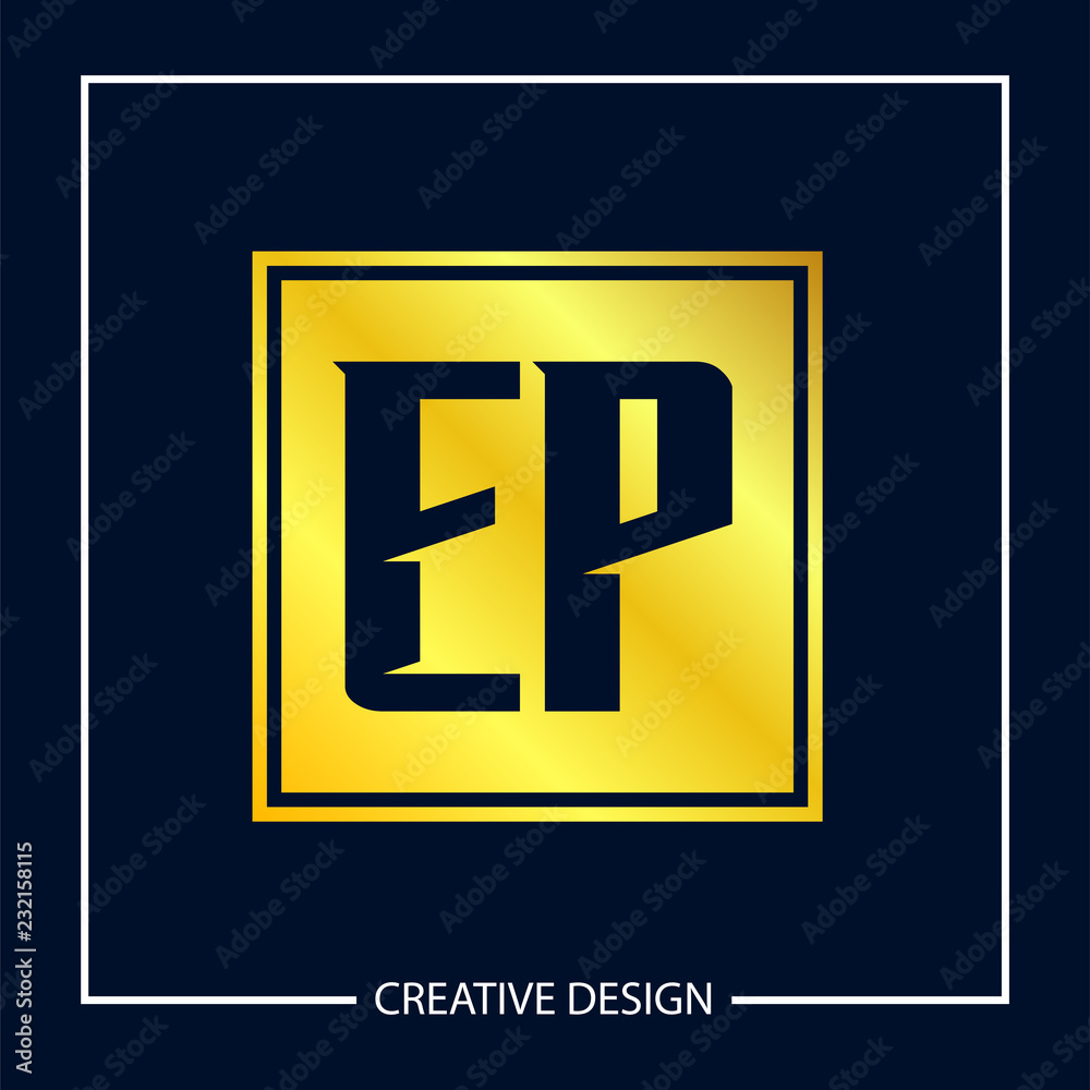 Initial Letter EP Logo Template Design Vector Illustration Initial Letter EP Logo Template Design Vector Illustration