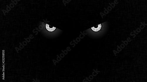 Halloween staring scary spooking evil eyes on dark grunge background