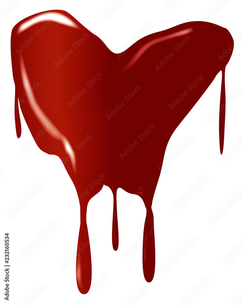 Melting Red Heart Melting Red Heart