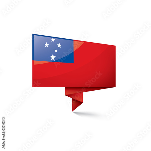 Free Download Samoa flag, vector illustration on a white background. - GFXLoad