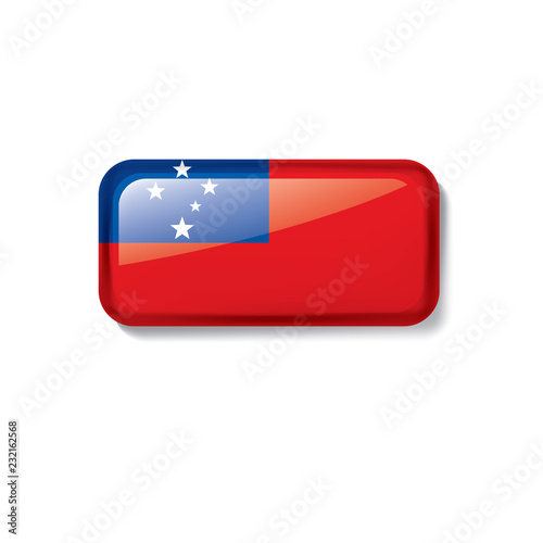 Free Download Samoa flag, vector illustration on a white background. - GFXLoad