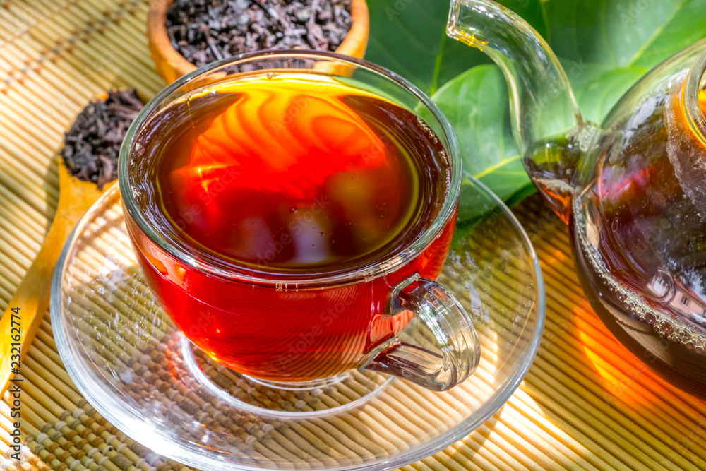 Pouring Healthy Tea Pouring Healthy Tea
