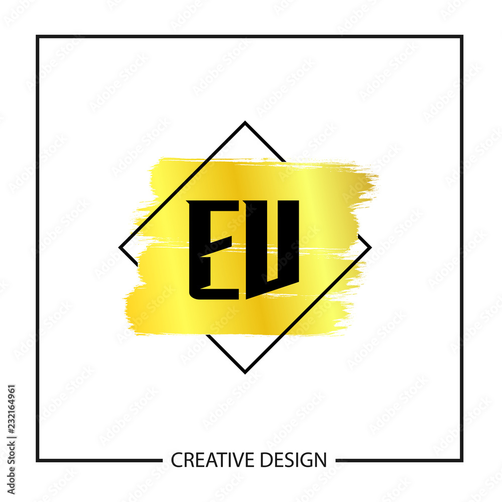 Initial Letter EV Logo Template Design Vector Illustration Initial Letter EV Logo Template Design Vector Illustration