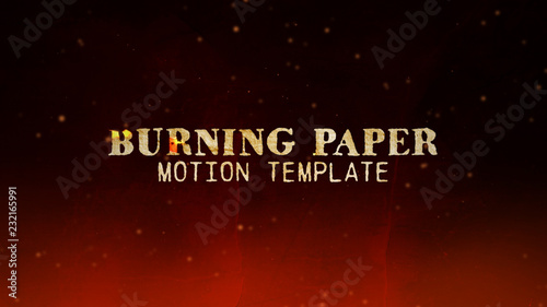 Burning Paper Titles