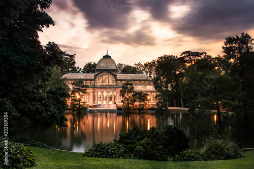 Crystal Palace in Retiro Park, Madrid Spain