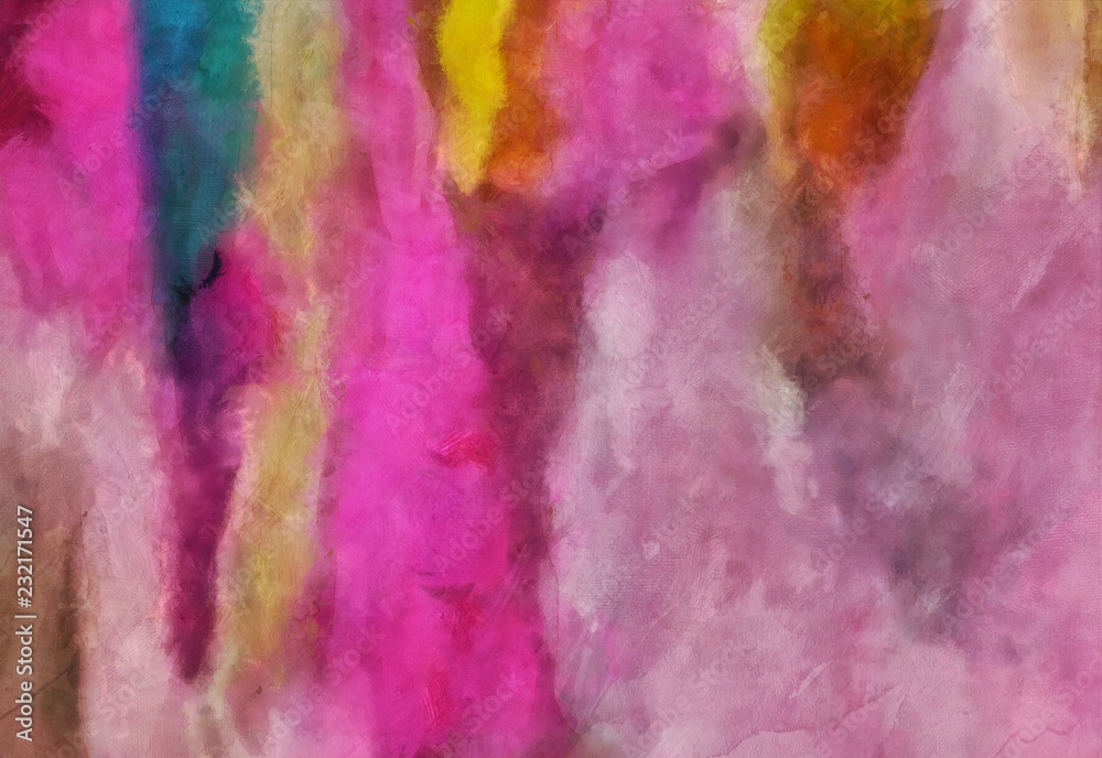 Fototapeta premium Abstract unique watercolor background. Handmade unusual texture. Fashion and trendy design pattern in vintage style.