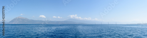 Принти на полотні Gulf of Corinth panorama