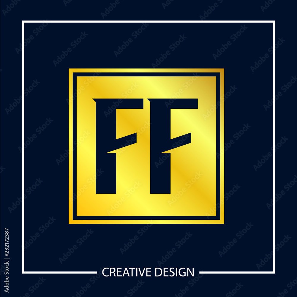 Initial Letter FF Logo Template Design Vector Illustration Initial Letter FF Logo Template Design Vector Illustration