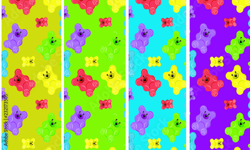 seamless bear pattern