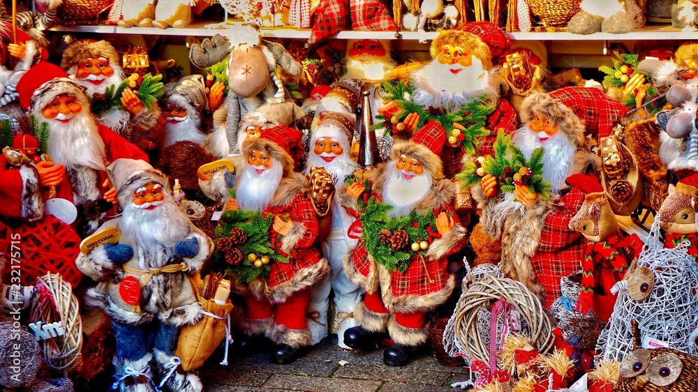 Group of Santas Group of Santas
