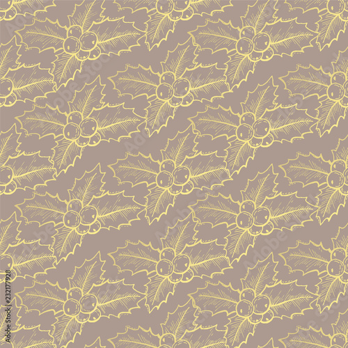 golden seamless pattern