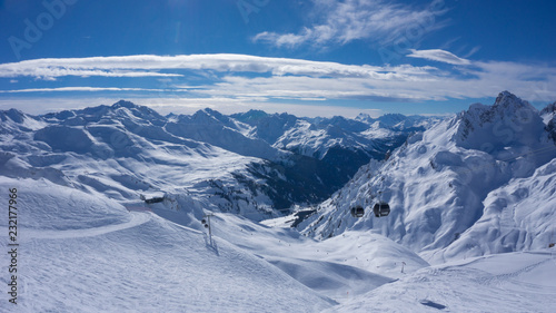 Im Skigebiet von Lech © Jannik Schneider