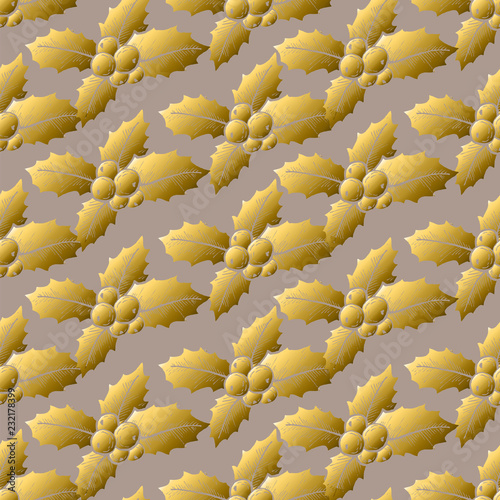 golden seamless pattern
