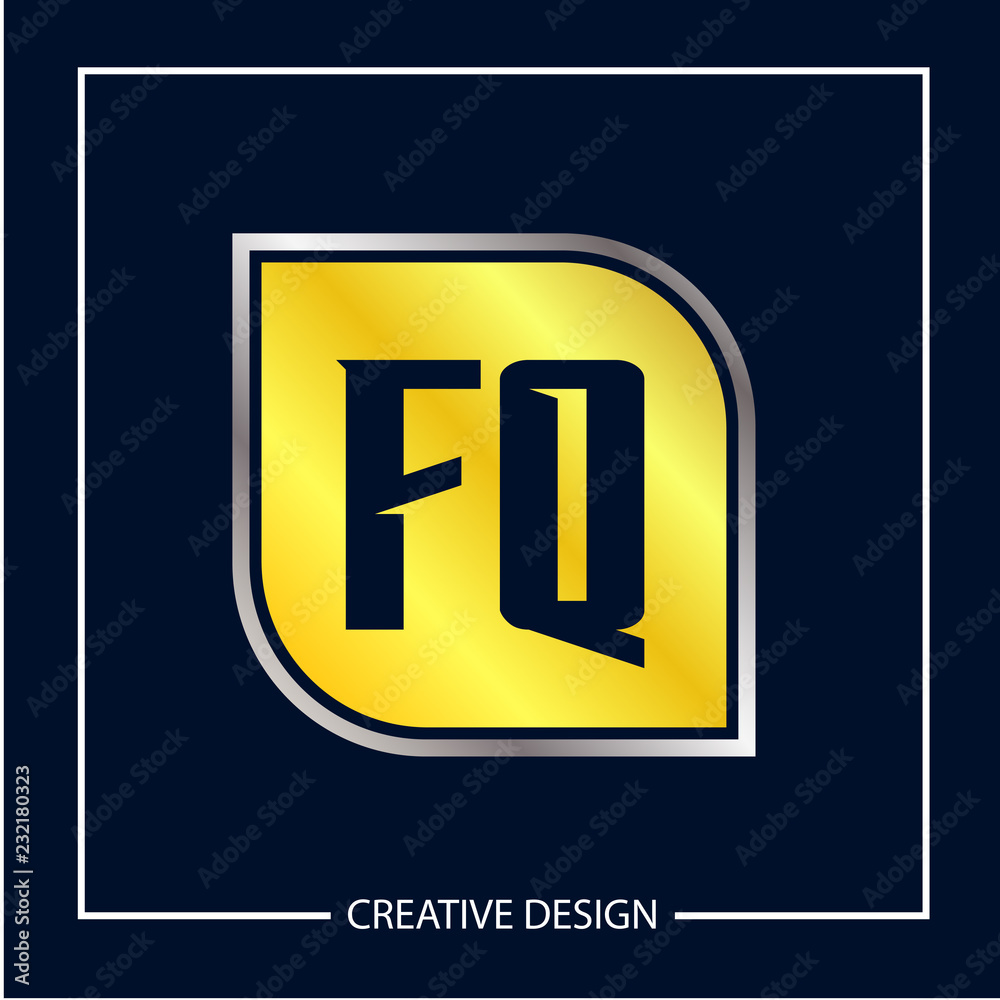 Initial Letter FQ Logo Template Design Vector Illustration Initial Letter FQ Logo Template Design Vector Illustration