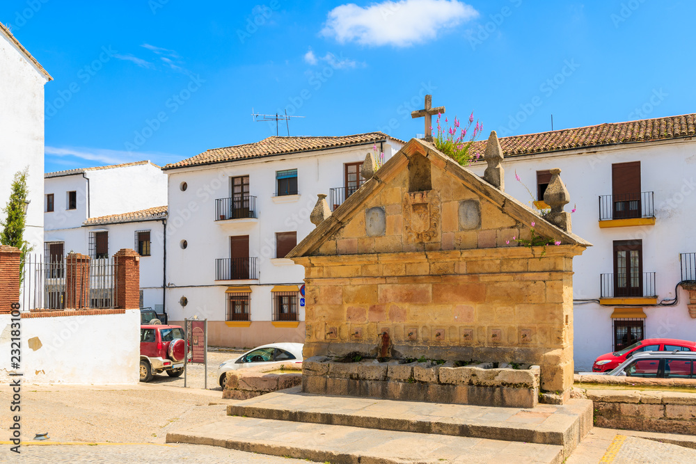 Historic buildings in Ronda village in spring, Andalusia, Spain