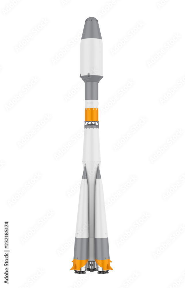 Space Rocket Isolated Space Rocket Isolated