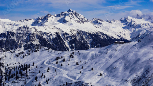 Skigebiet im Montafon