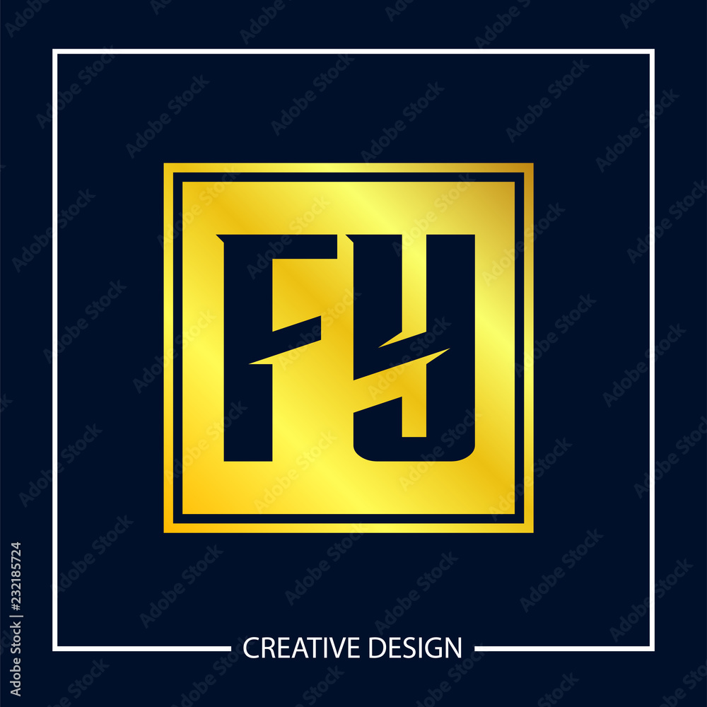Initial Letter FY Logo Template Design Vector Illustration