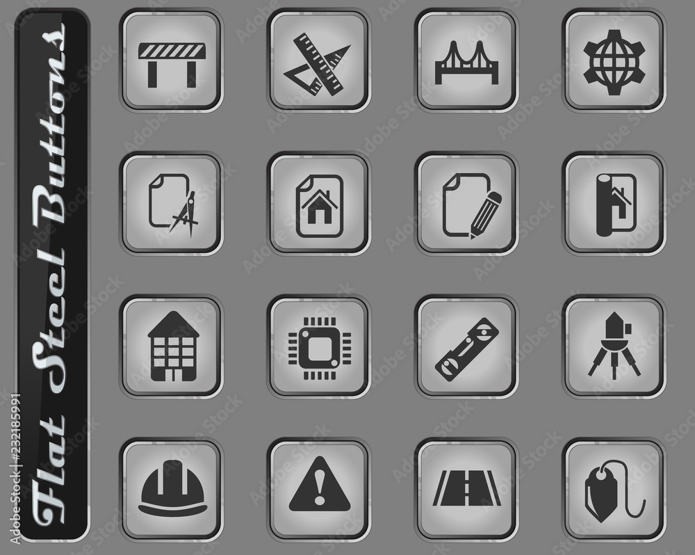 engineering icon set engineering icon set