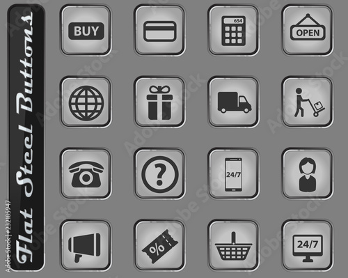 E-commerce simply icons