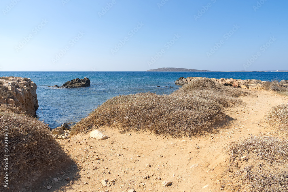 Aliki beach - Aegean sea - Paros Cyclades island - Greece