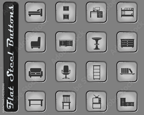 Furniture simply icons
