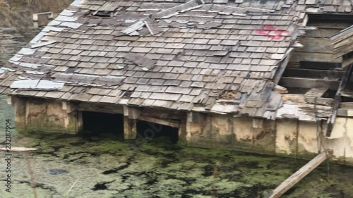 Old sunken house