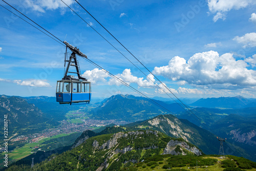 Hochalmbahn cable car, Garmisch-Partenkirchen, Bavaria, Germany photo