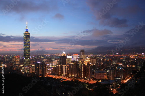 Vue Panoramique Taipei Taïwan - Panoramic View Taipei Taiwan 