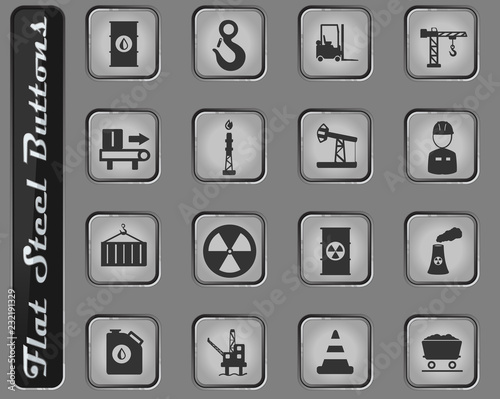 Industrial simply icons