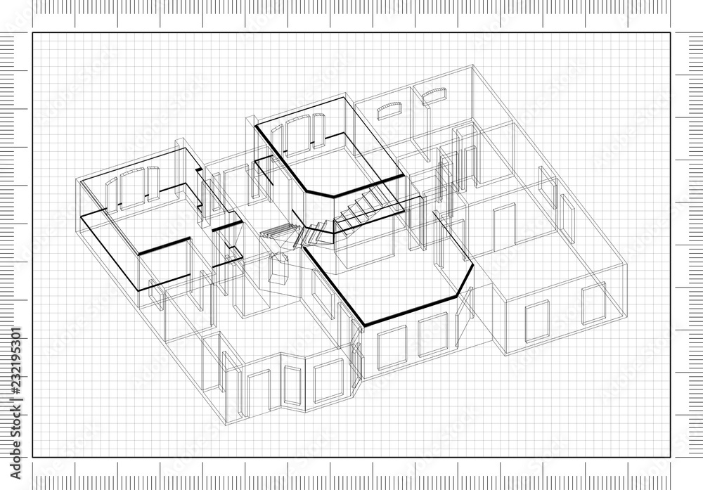House Plan Architect Blueprint 