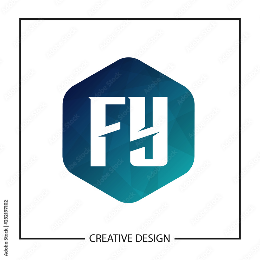 Initial Letter FY Logo Template Design Vector Illustration Initial Letter FY Logo Template Design Vector Illustration