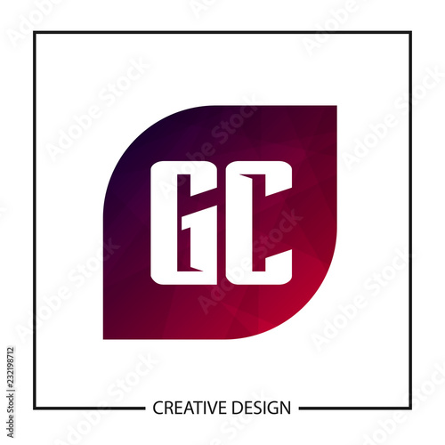 Initial Letter GC Logo Template Design Vector Illustration