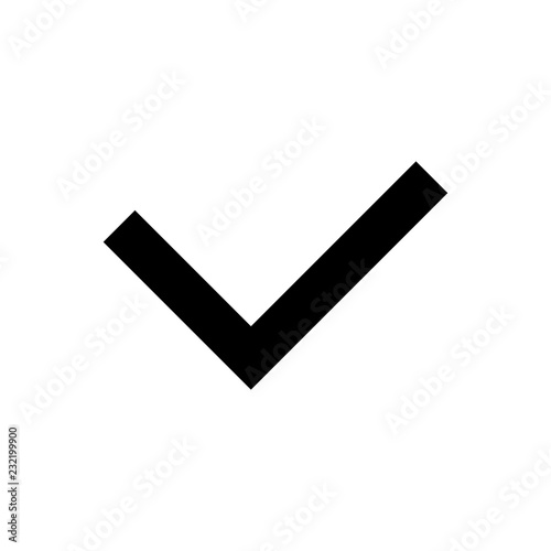 Check mark glyph icon