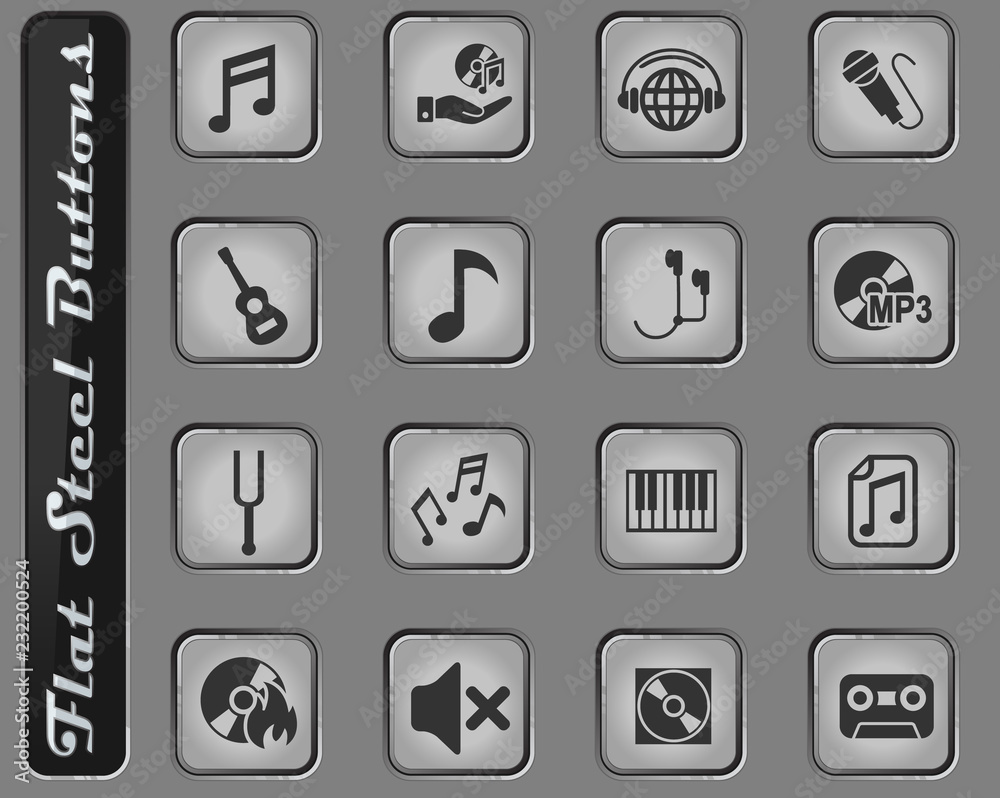 music icon set