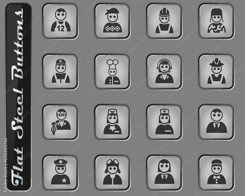 occupation icon set occupation icon set