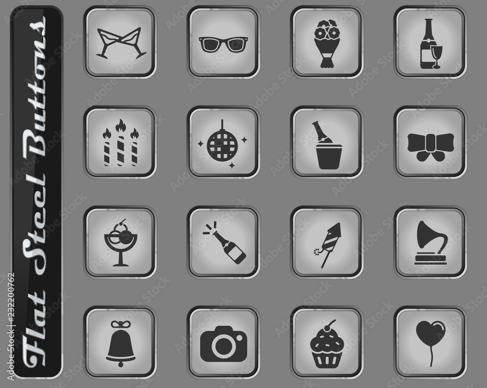 Party simply icons Party simply icons