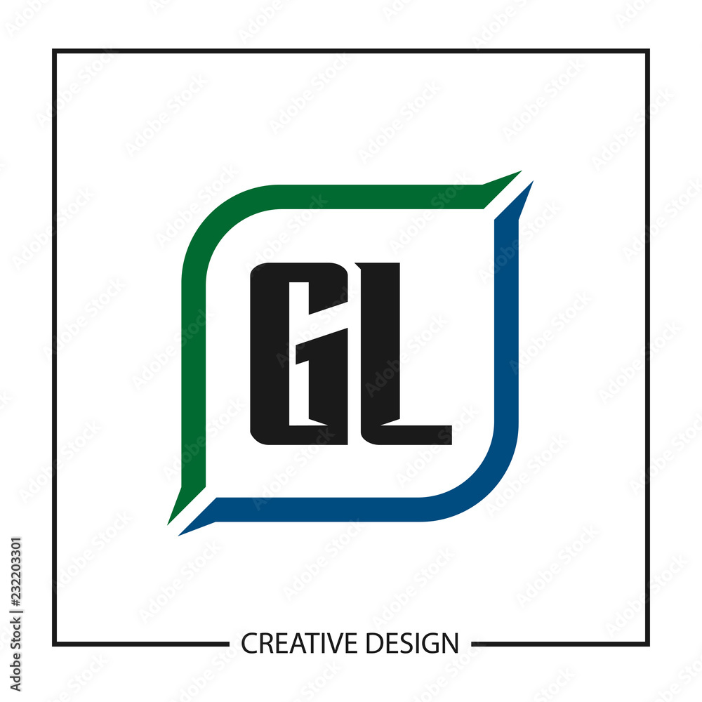 Initial Letter GL Logo Template Design Vector Illustration Initial Letter GL Logo Template Design Vector Illustration